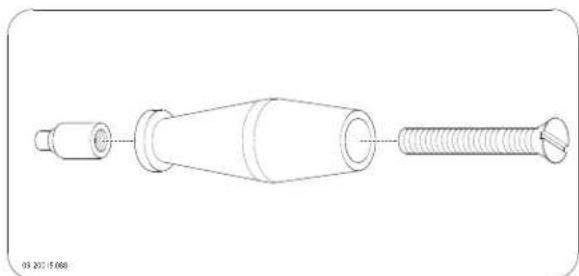 DOVRE 425CB - Montage von Handgriff und Handgriffhalter (Modell 550CB) - 1