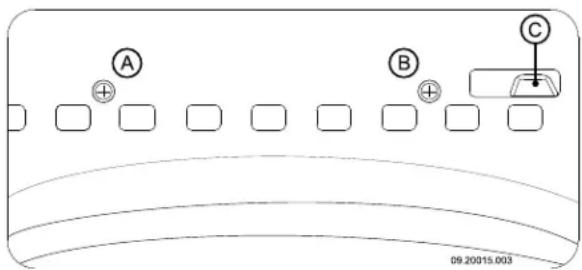 DOVRE 350CB3WB - Régler le registre d'air - 1