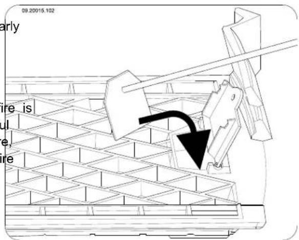 DOVRE 350CB3WB - Removing ashes - 2