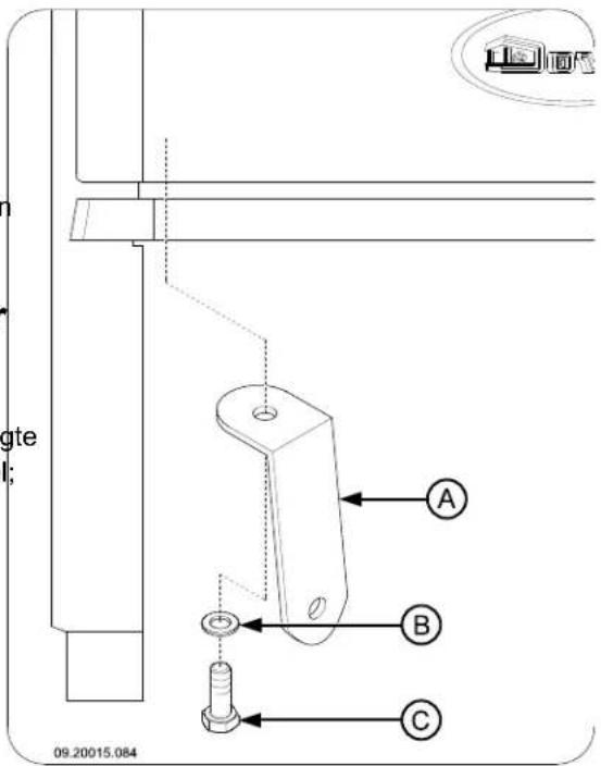DOVRE 350CB3WB - Handgreephouder monteren - 1