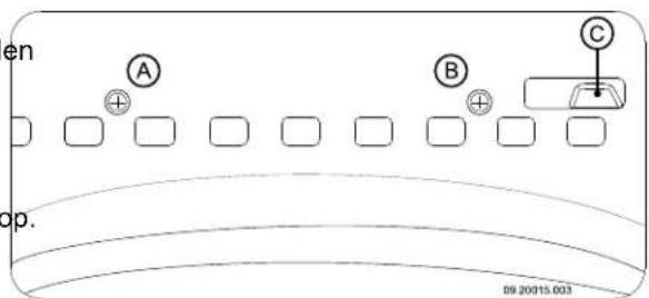 DOVRE 350CB3WB - Luchtschuif bijstellen - 1
