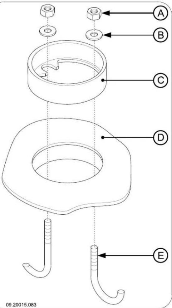 DOVRE 350CB3WB - Conectar en la parte superior, en la parte posterior o al costado. - 3