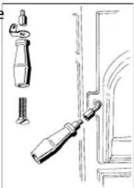 DOVRE 425GM - Assembling the "cold handle" (550CB) - 1