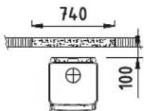 DOVRE 360CB - Allegato 3: Distanza da materiali inflammabili 350CB, 350CB3, 350CB3/WB - Distanze minime in millimetri - 2