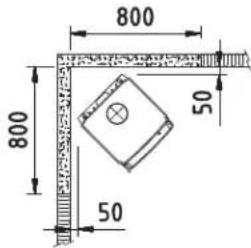 DOVRE 360CB - Annexe 3 : Distance entre le poèle et les matécombustibles - 8