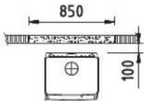 DOVRE 360CB - 360CB en 360CB3 - Minimale afstanden in millimeters - 2