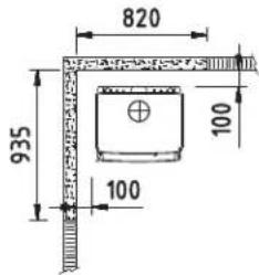 DOVRE 360CB - 360CB en 360CB3 - Minimum distances in millimetres - 5