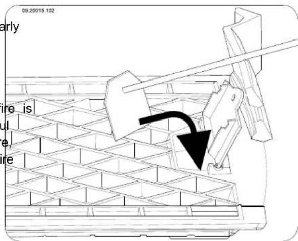 DOVRE 360CB - Removing ashes - 2