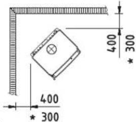 DOVRE 360CB - 360CB en 360CB3 - Minimale afstanden in millimeters - 7