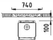 DOVRE 360CB - Annexe 3 : Distance entre le poèle et les matécombustibles - 2