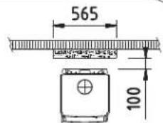 DOVRE 360CB - Bijlage 3: Afstand tot brandbaar materiaal 350CB, 350CB3, 350CB3/WB - Minimale afstanden in millimeters - 3