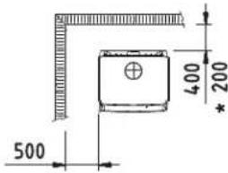 DOVRE 360CB - 360CB en 360CB3 - Minimale afstanden in millimeters - 4