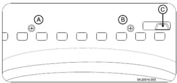 DOVRE 360CB - Luftklappe einstellen - 1