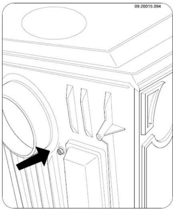 DOVRE 360CB - Removing the baffle plate - 1