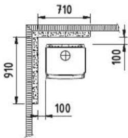 DOVRE 360CB - 360CB und 360CB3 - Mindestabstände in Millimetern - 6