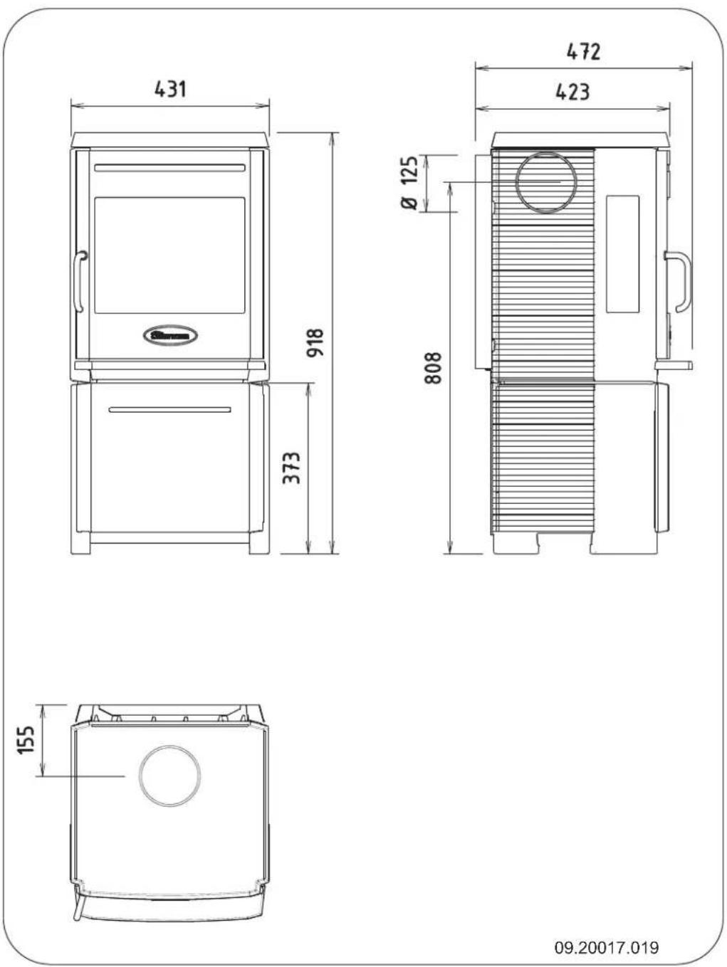 DOVRE 360CB - Bijlage 2: Afmetingen - 3