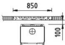 DOVRE 360CB - 360CB und 360CB3 - Mindestabstände in Millimetern - 2