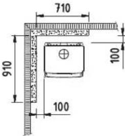 DOVRE 360CB - 360CB en 360CB3 - Minimale afstanden in millimeters - 6
