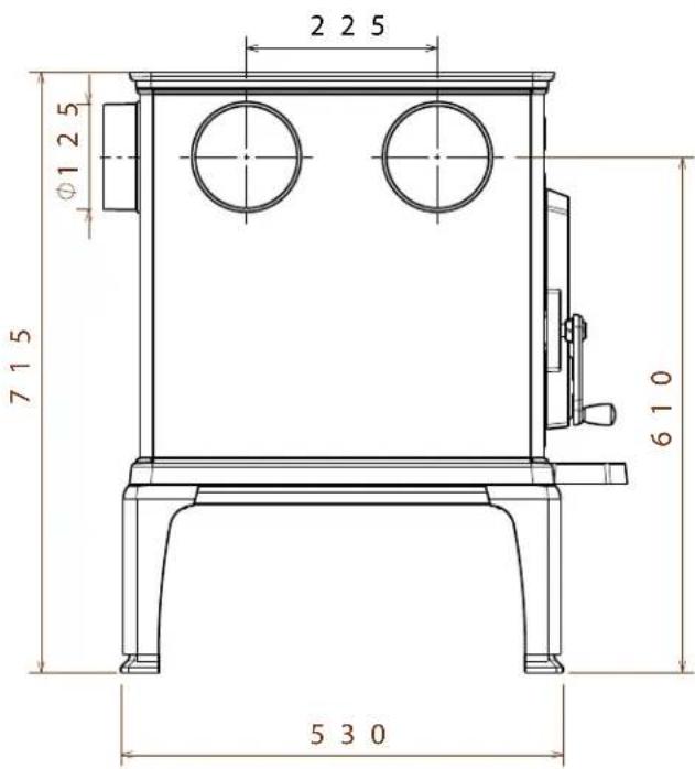 DOVRE 40CBS - Bijlage 2: Afmetingen - 2