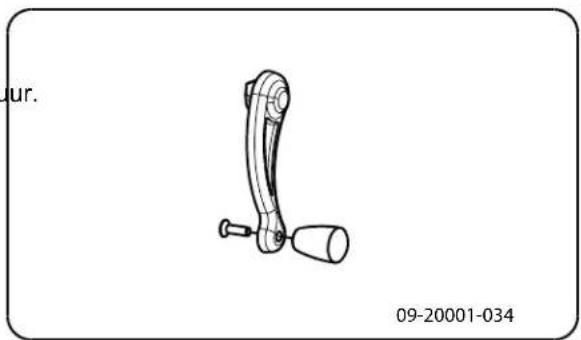 DOVRE 40CBS - Grendelknop monteren - 1