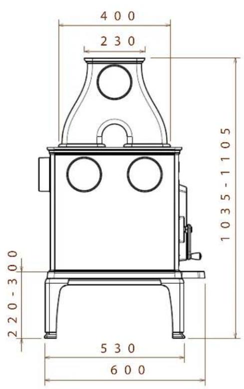DOVRE 40CBS - Bijlage 2: Afmetingen - 5