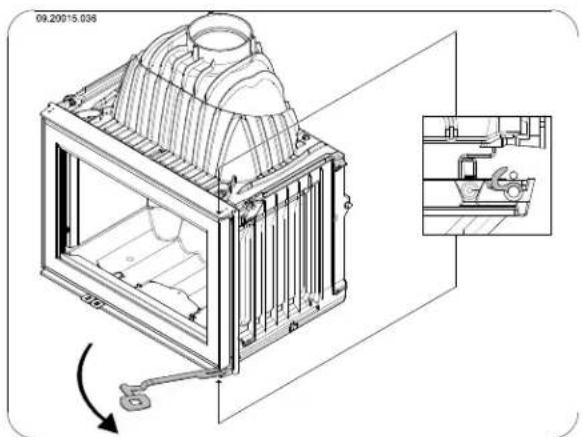 DOVRE 2575CBS3 - Vuurvaste binnenplaten verwijdersen - 1