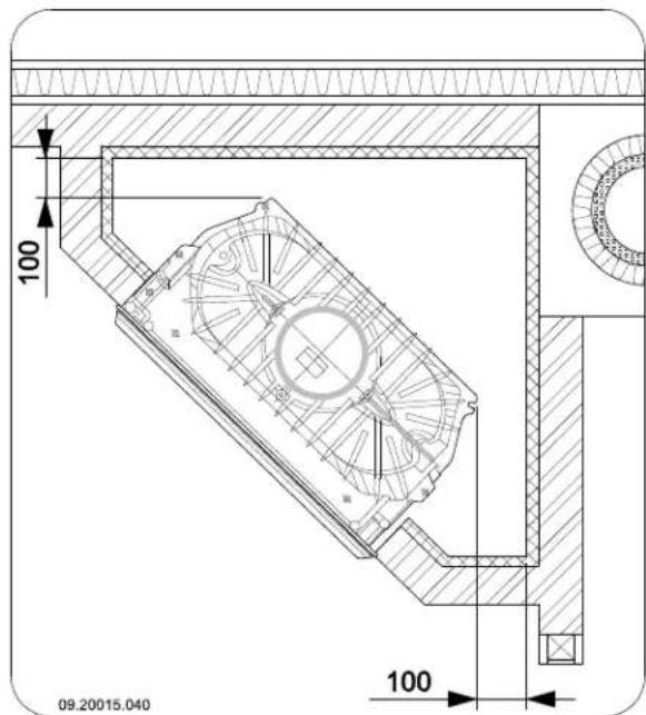 DOVRE 2575CBS3 - Encastrement dans un nouveau manteau de cheminée - 2