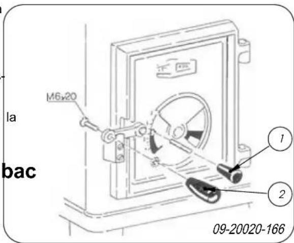 DOVRE 300CB - Montage de la poignée et du bouton de commande - 1