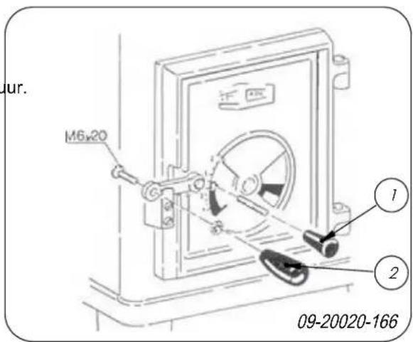 DOVRE 300CB - Handgreep en bedieningsknop monteren - 1