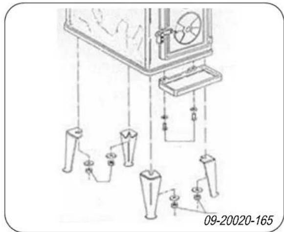 DOVRE 340CB - Poten en asvang monteren - 1