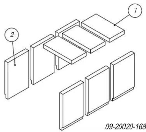 DOVRE 340CB - Pieces de rechange 300CB - 1