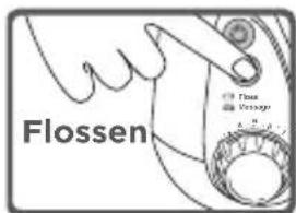 Waterpik WP674 - Druk afstellen en modusselectie - 2