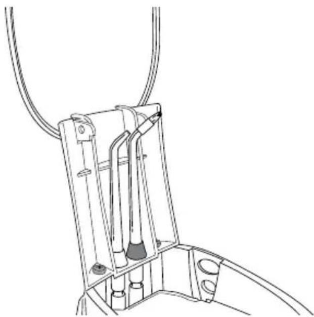 Waterpik WP676 - Opslag van accessoires - 1