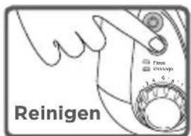 Waterpik WP676 - Druck einstellen und Modus auswahlen - 2
