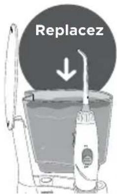 Waterpik WP676 - Préparation du réservoir - 2