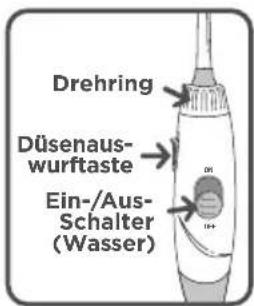 Waterpik WP660 - Düse auswahlen und aufstecken - 2