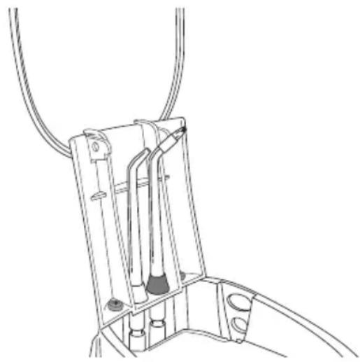 Waterpik WP660 - Opslag van accessoires - 1