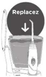 Waterpik WP660 - Préparation du réservoir - 2