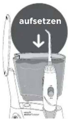 Waterpik WP672 - Wassertank vorbereiten - 2