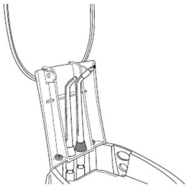 Waterpik WP672 - Opslag van accessoires - 1