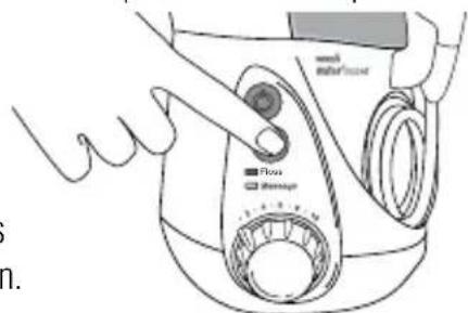 Waterpik WP650 - Massagemodus met hydropulsen - 2