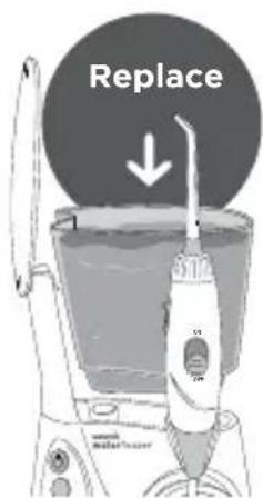 Waterpik WP650 - Prepare the Reservoir - 2