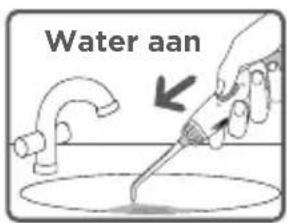 Waterpik WP650 - Prepareer de unit (alleen bij de eerste keer) - 2