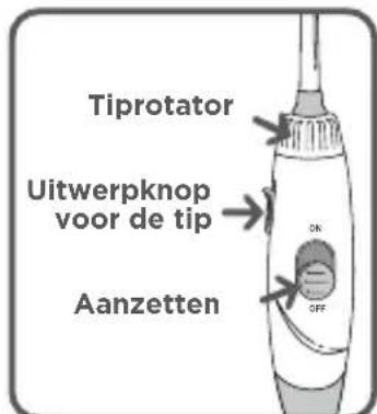 Waterpik WP650 - Tip selecteren enplaatsen - 2