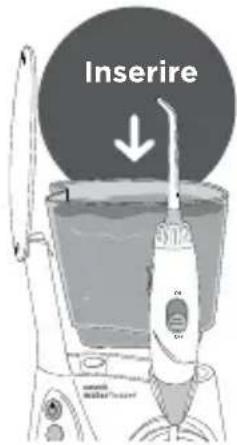 Waterpik WP650 - Preparare il serbatoio - 2