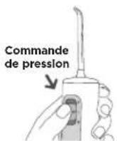 Waterpik WF03 - Réglage de la pression - 1