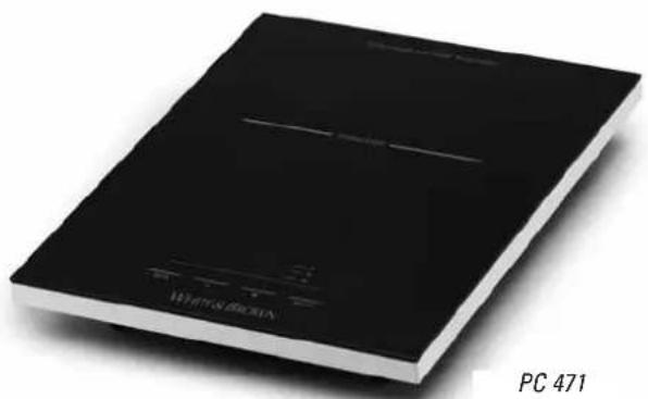 WHITE AND BROWN PC 471 - PLAQUE DE CUISSON À INDUCTION POSABLE - 1