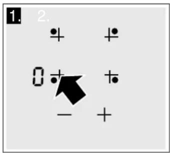Junker JR36DT52 - Setting the heat setting - 1