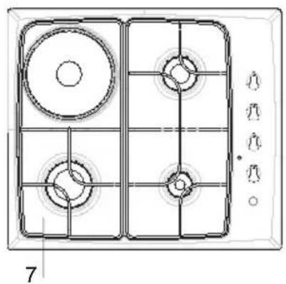 HIGH ONE TM 31 B MK2 - PLAQUE GAZ ET MIXTE - 4