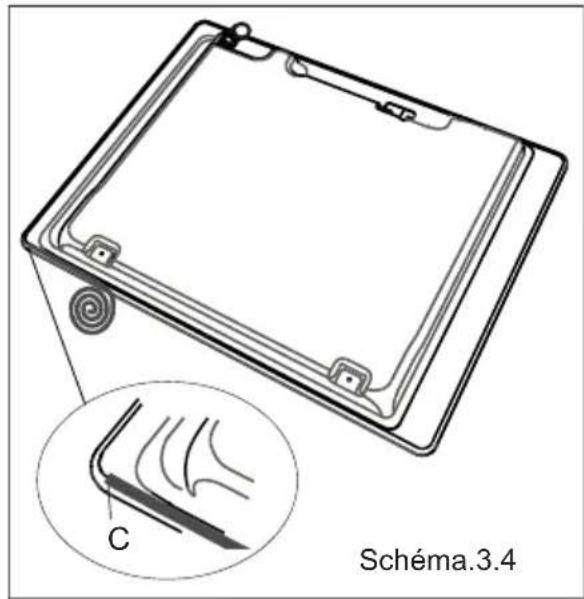HIGH ONE MPG 73 A - FIXATION LA PLAQUE DE CUISSON - 1